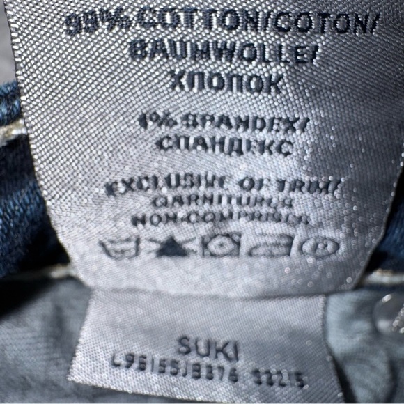 Silver Womens SUKI Blue 30X30 (actual) Flare Leg Jeans With Fading Medium Rise - Picture 8 of 9